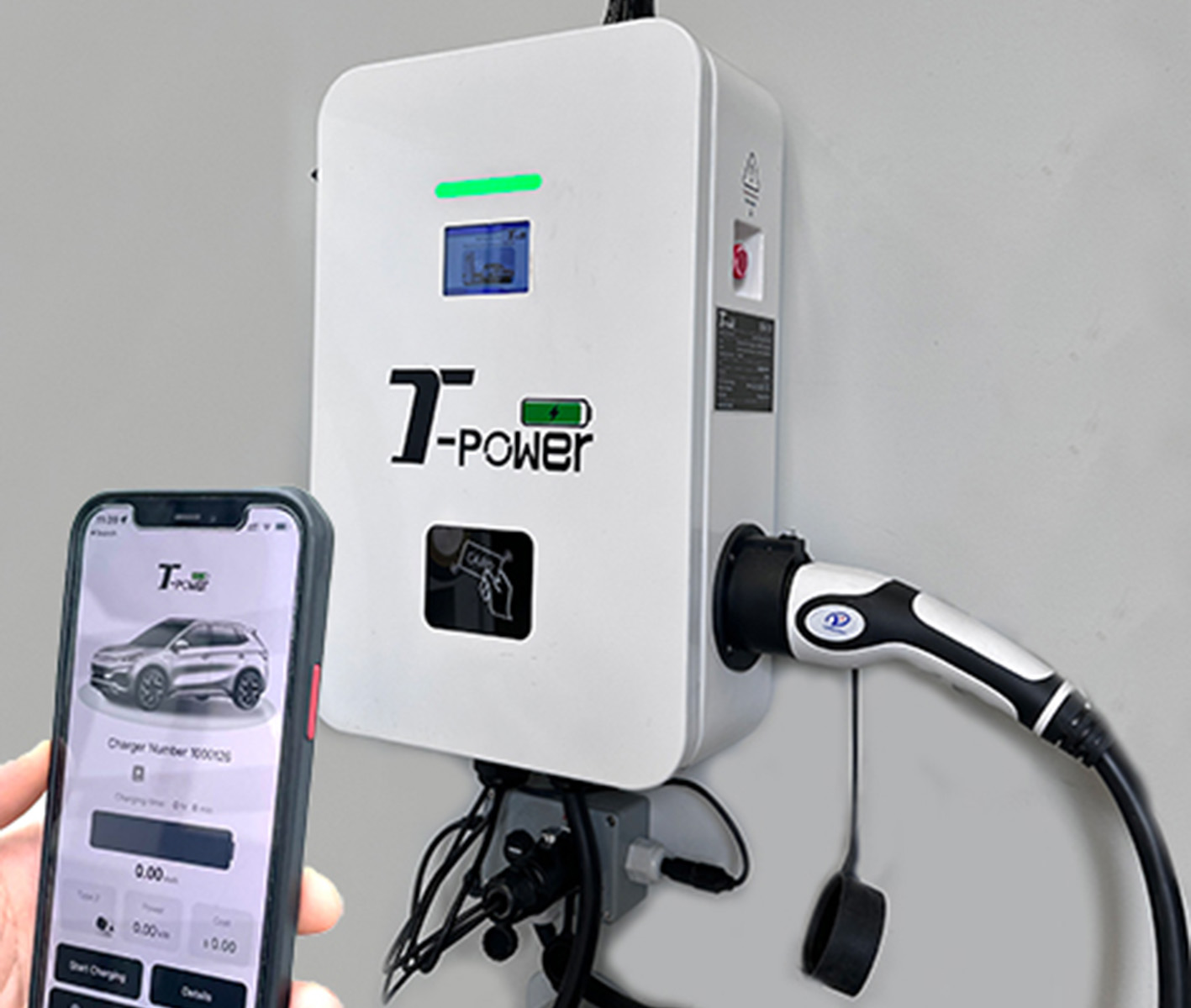 Metal Wall-mount EV Charger