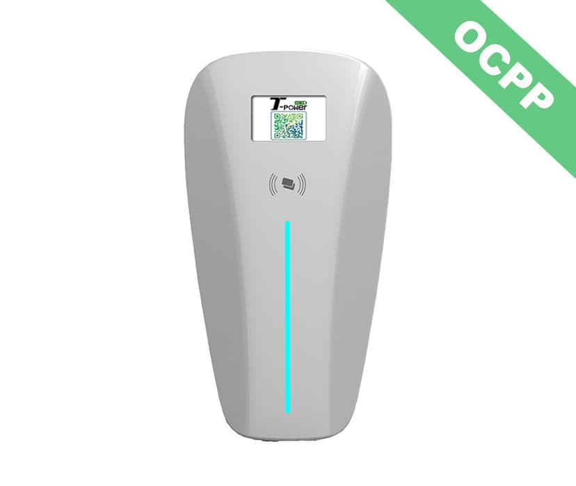 Plastic Wall-mount EV Charger 7-11-22kw AC Charger